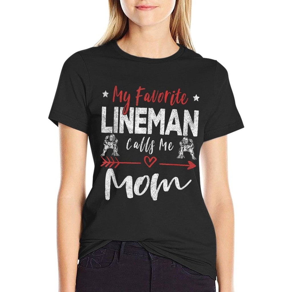 My Favorite Lineman Calls Me Mom Football Player