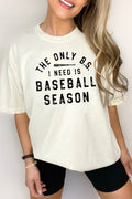 Baseball Season Comfort Colors Graphic Tee