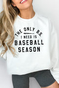 Baseball Season Graphic Sweatshirt