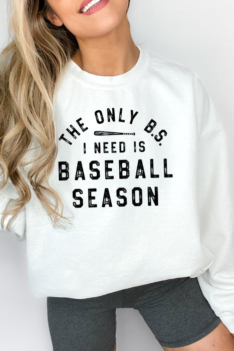 Baseball Season Graphic Sweatshirt
