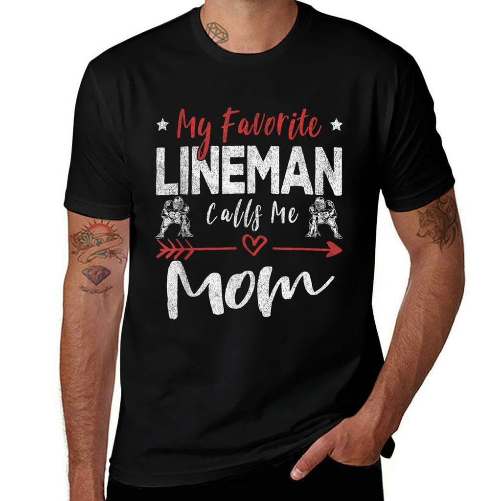 My Favorite Lineman Calls Me Mom Football Player