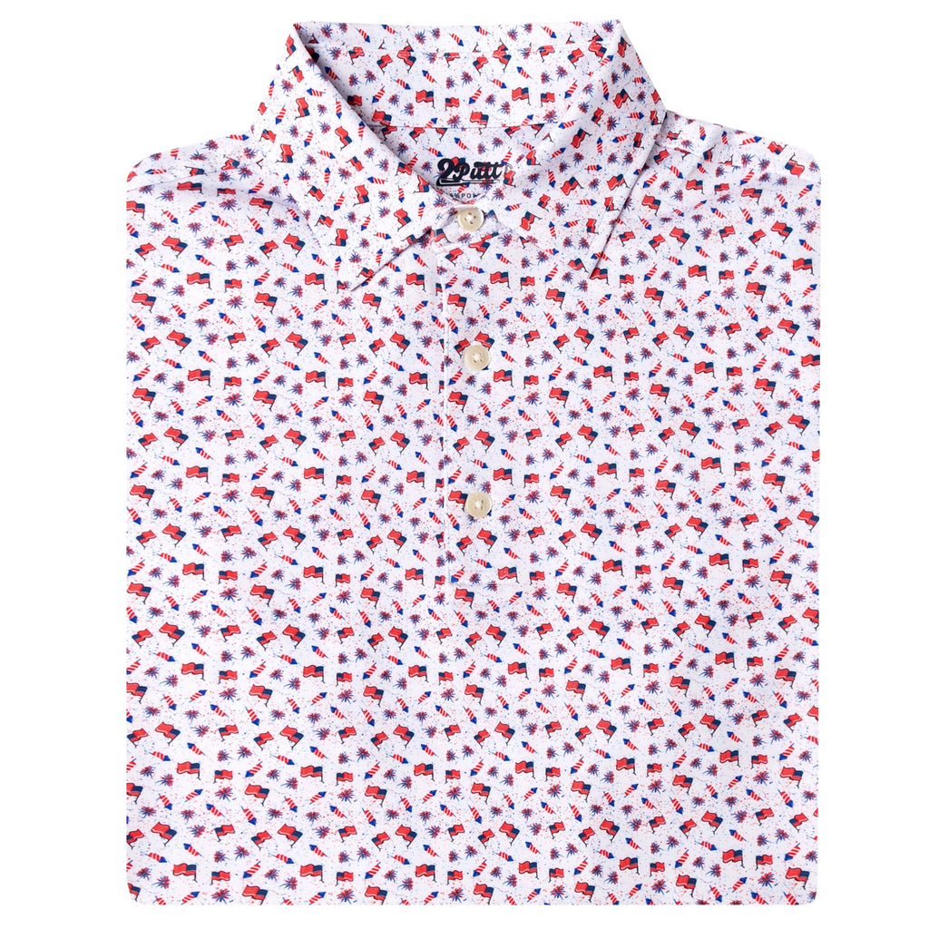 Golf Of America Men's Golf Polo | UPF 50+ Performance Shirt