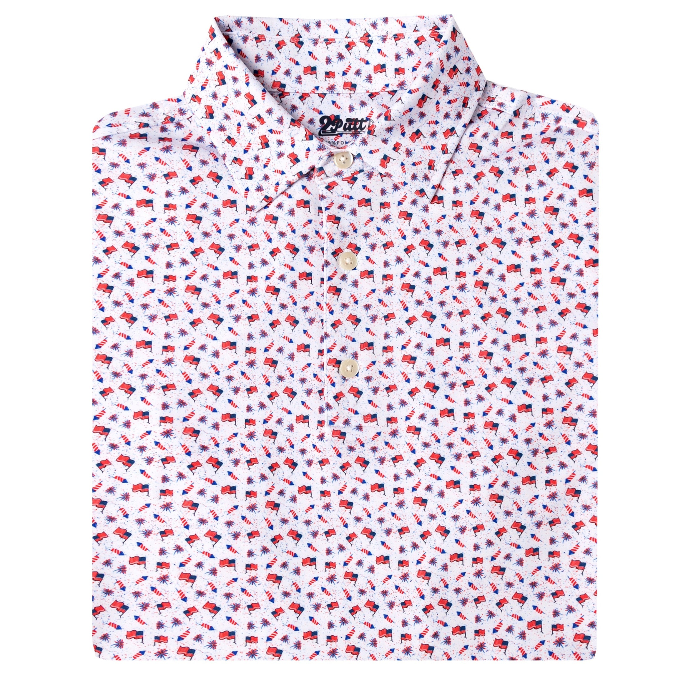 Golf Of America Men's Golf Polo | UPF 50+ Performance Shirt