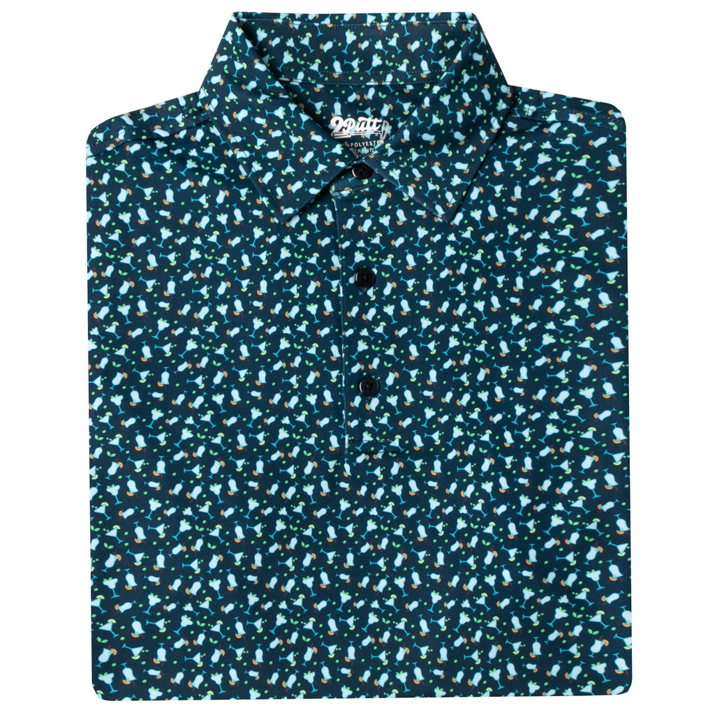 Cocktail Hour Men's Golf Polo | UPF 50+ Performance Shirt