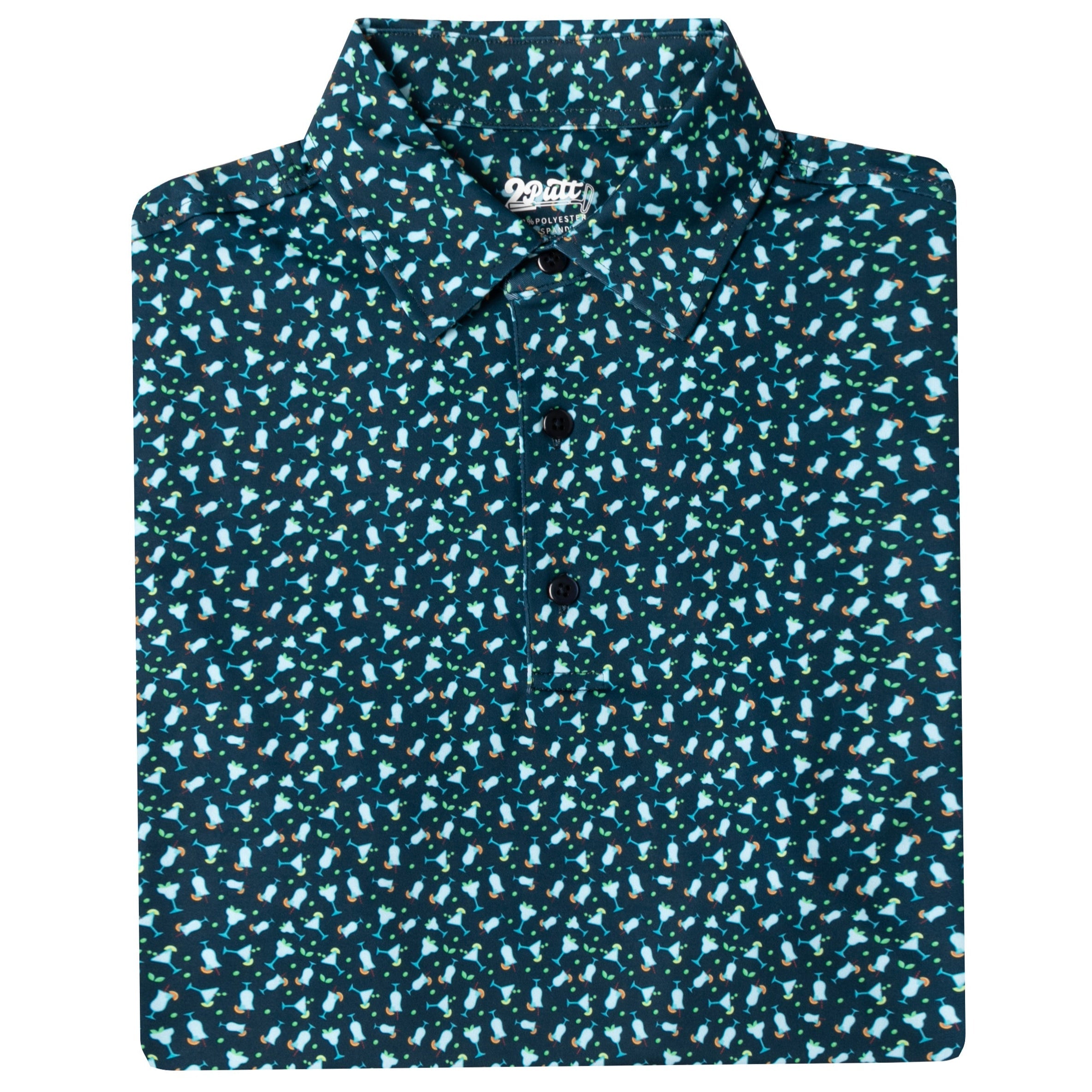 Cocktail Hour Men's Golf Polo | UPF 50+ Performance Shirt