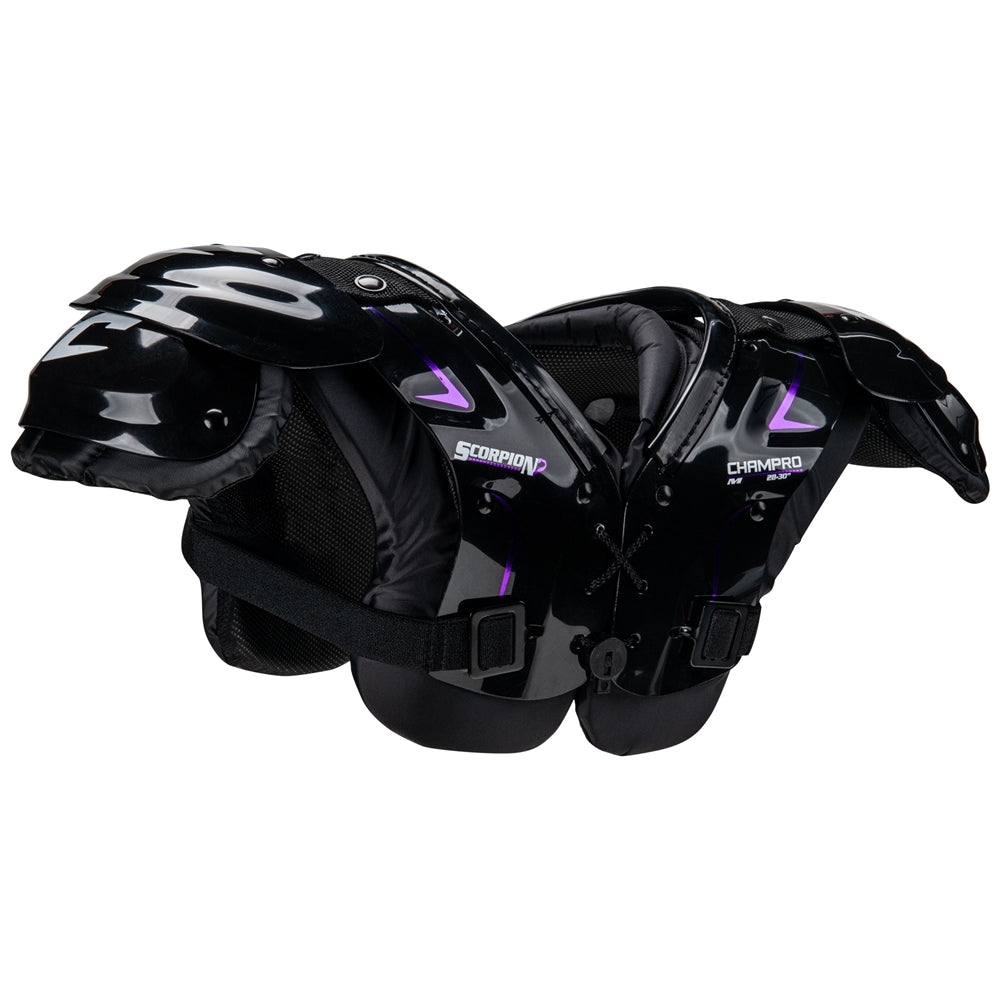 Scorpion Youth Football Shoulder Pads | Lightweight Protection