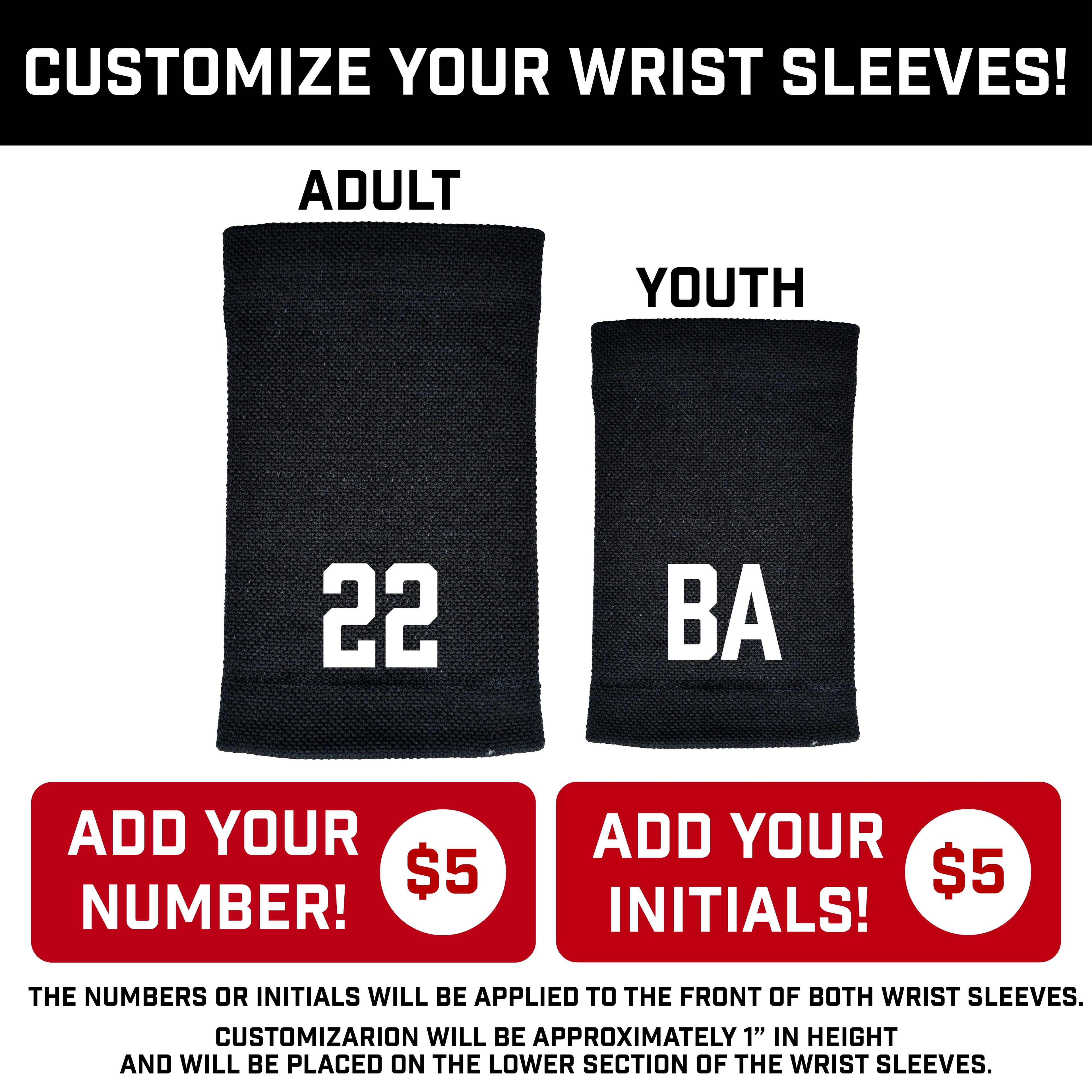 Black Wrist Support Sleeves