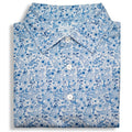 Blue Paisley Men's Golf Polo | UPF 50+ Performance Shirt
