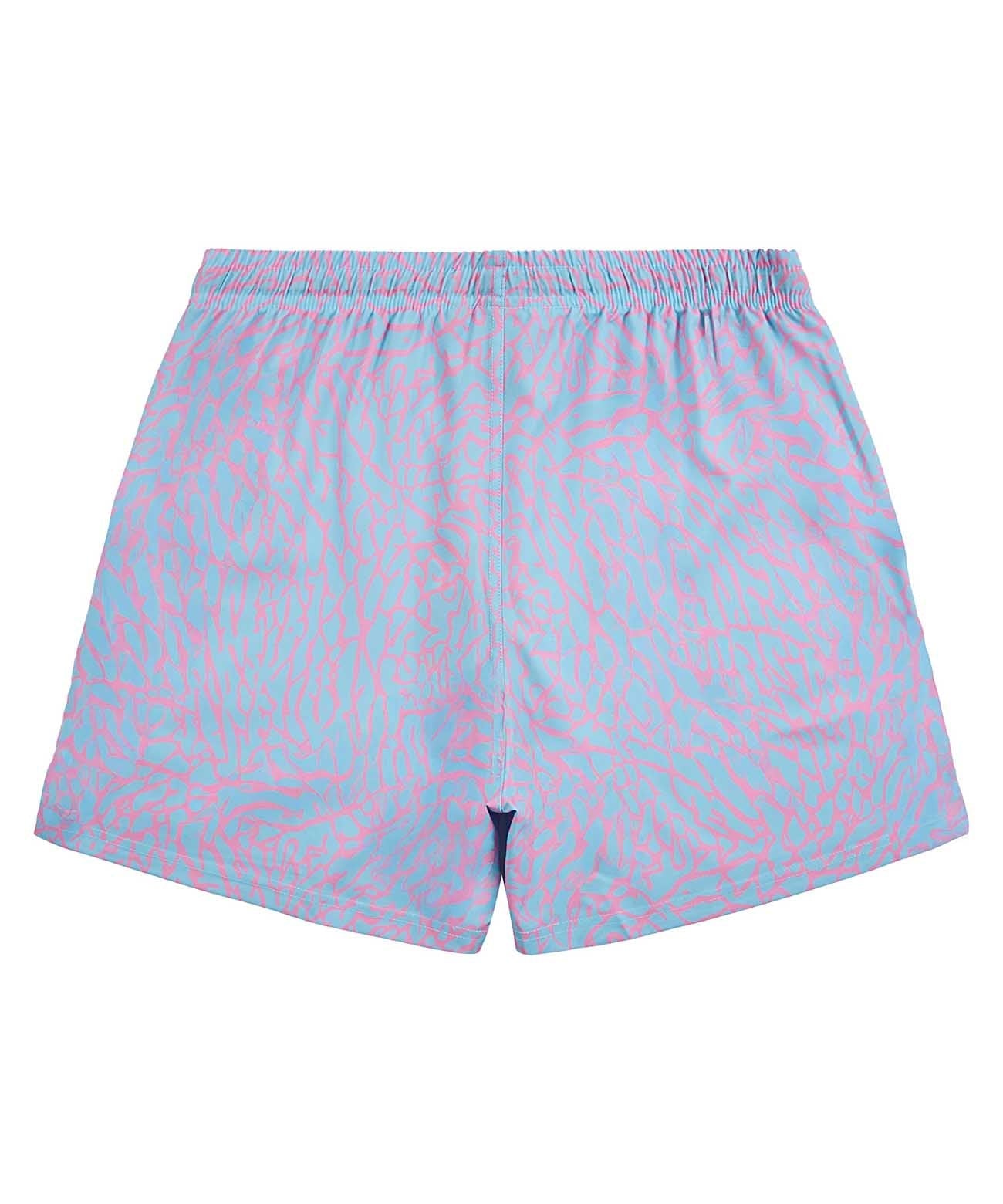 Youth Cotton Candy Elephant Print Training Shorts