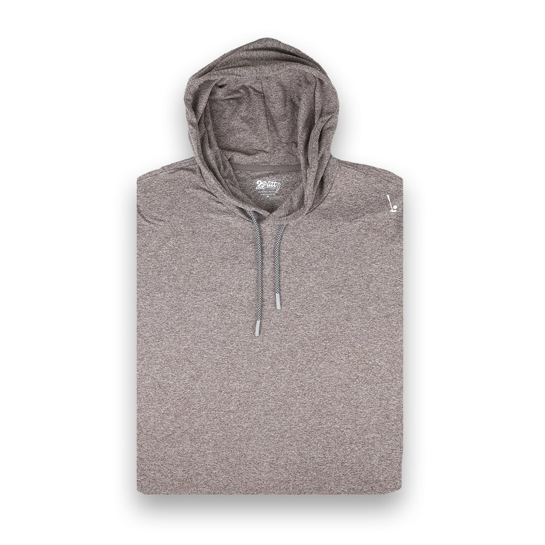Dark Brown Course Hoodie | Performance Golf Hoodie
