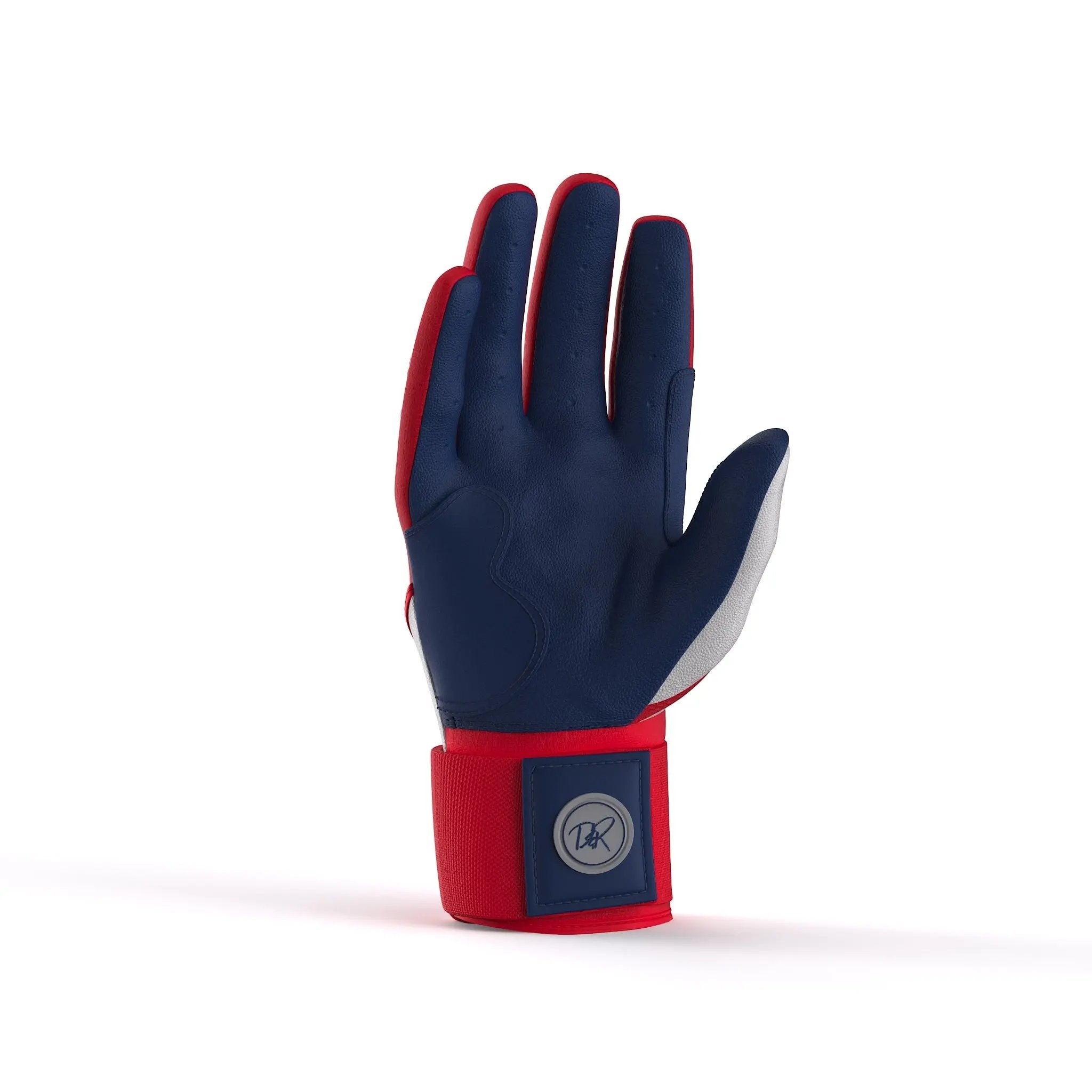 Drip & Rip™ Baller Series Premium Leather Long Cuff Batting Glove – Flags