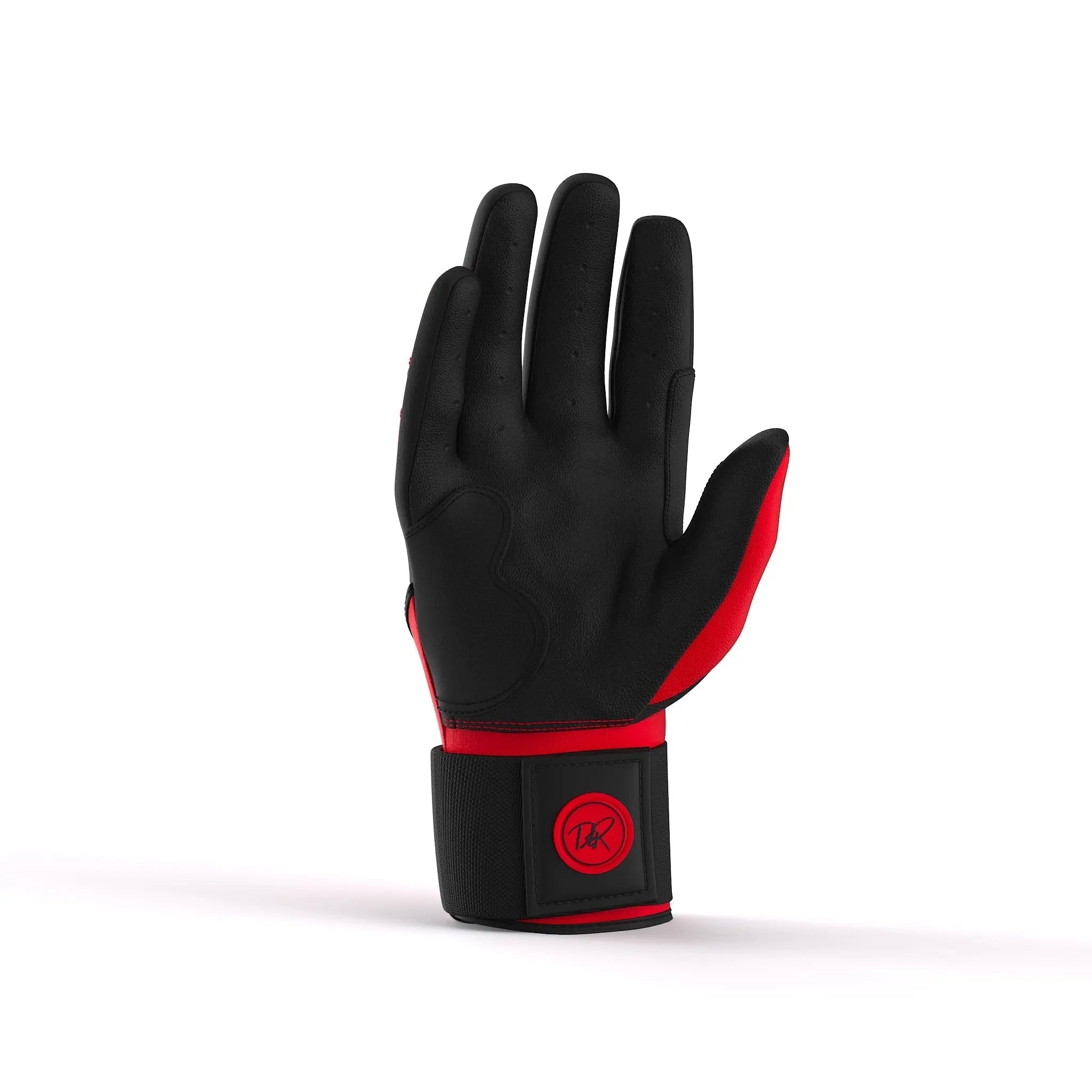 Drip & Rip™ Baller Series Premium Leather Long Cuff Batting Glove – Magma