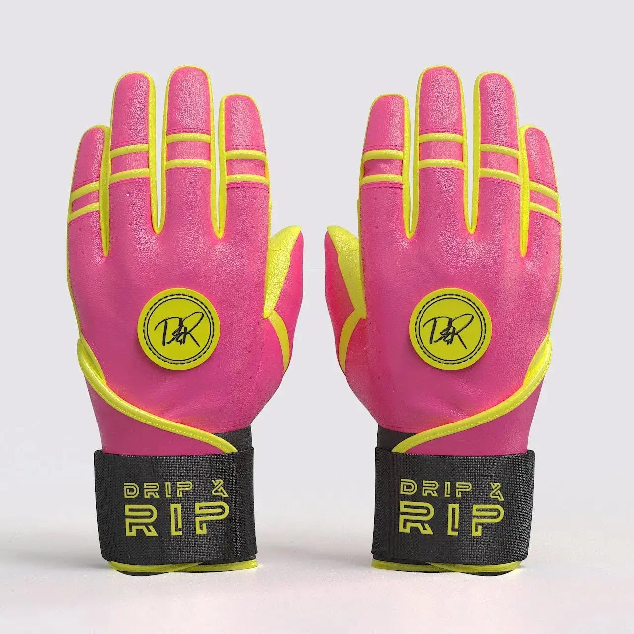 Drip & Rip™ Baller Series Batting Gloves – Pink Lemonade