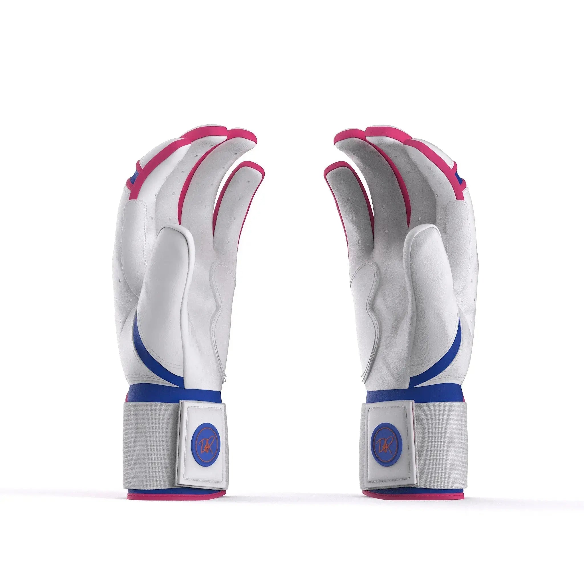 Drip & Rip™ Baller Series Premium Leather Long Cuff Batting Glove – South Beach Smoke