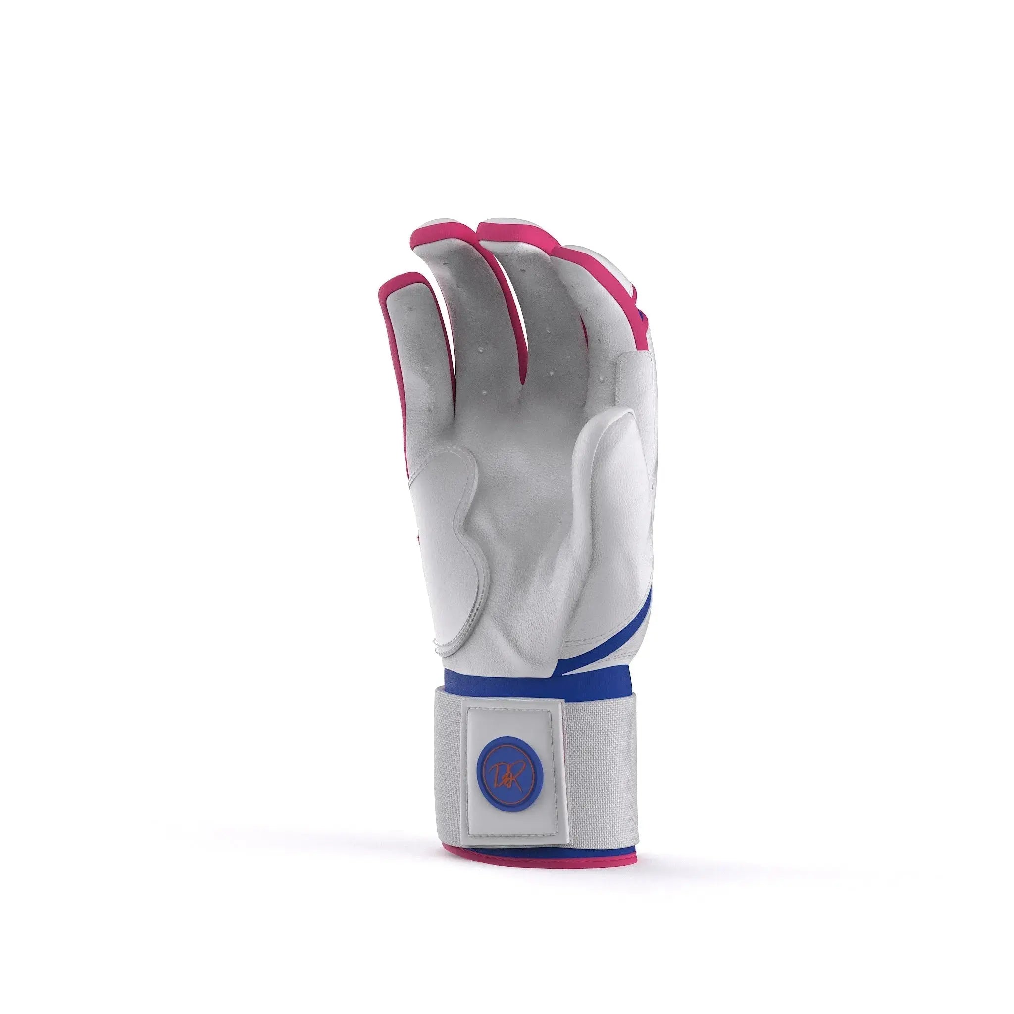 Drip & Rip™ Baller Series Premium Leather Long Cuff Batting Glove – South Beach Smoke