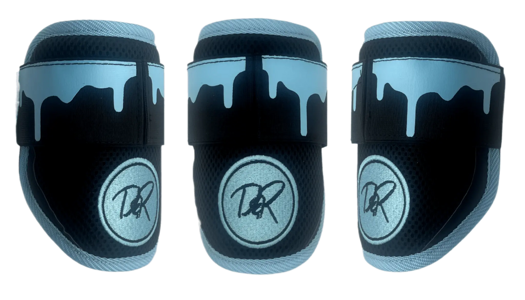 Drip & Rip™ Premium Youth Baseball & Softball Elbow Guard – Black Ice