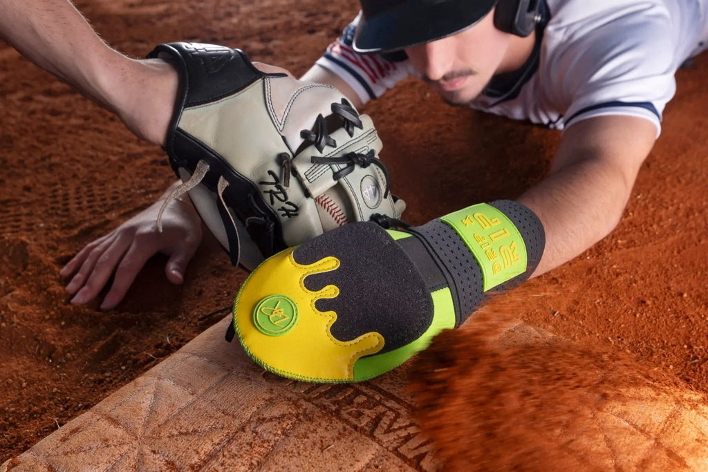 Drip & Rip™ Baseball Sliding Mitt – Limelight (Adult & Youth)