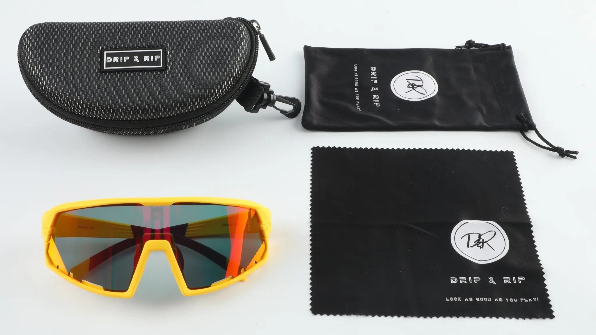 Drip & Rip™ Vibe Series Baseball Sunglasses – Danger Zone