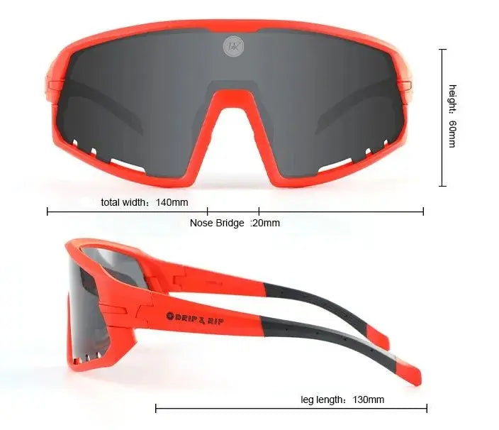 Drip & Rip™ Vibe Series Polarized Baseball & Softball Sunglasses – Magma