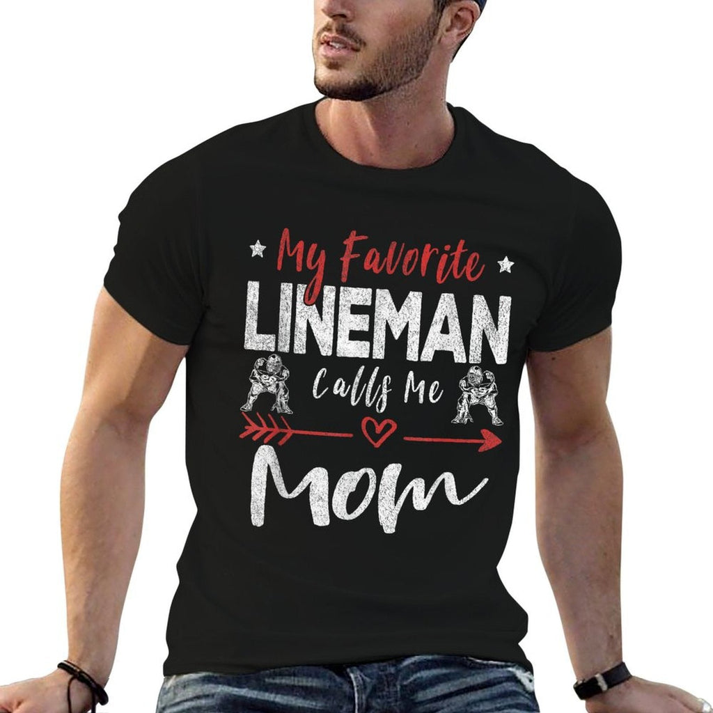 My Favorite Lineman Calls Me Mom Football Player