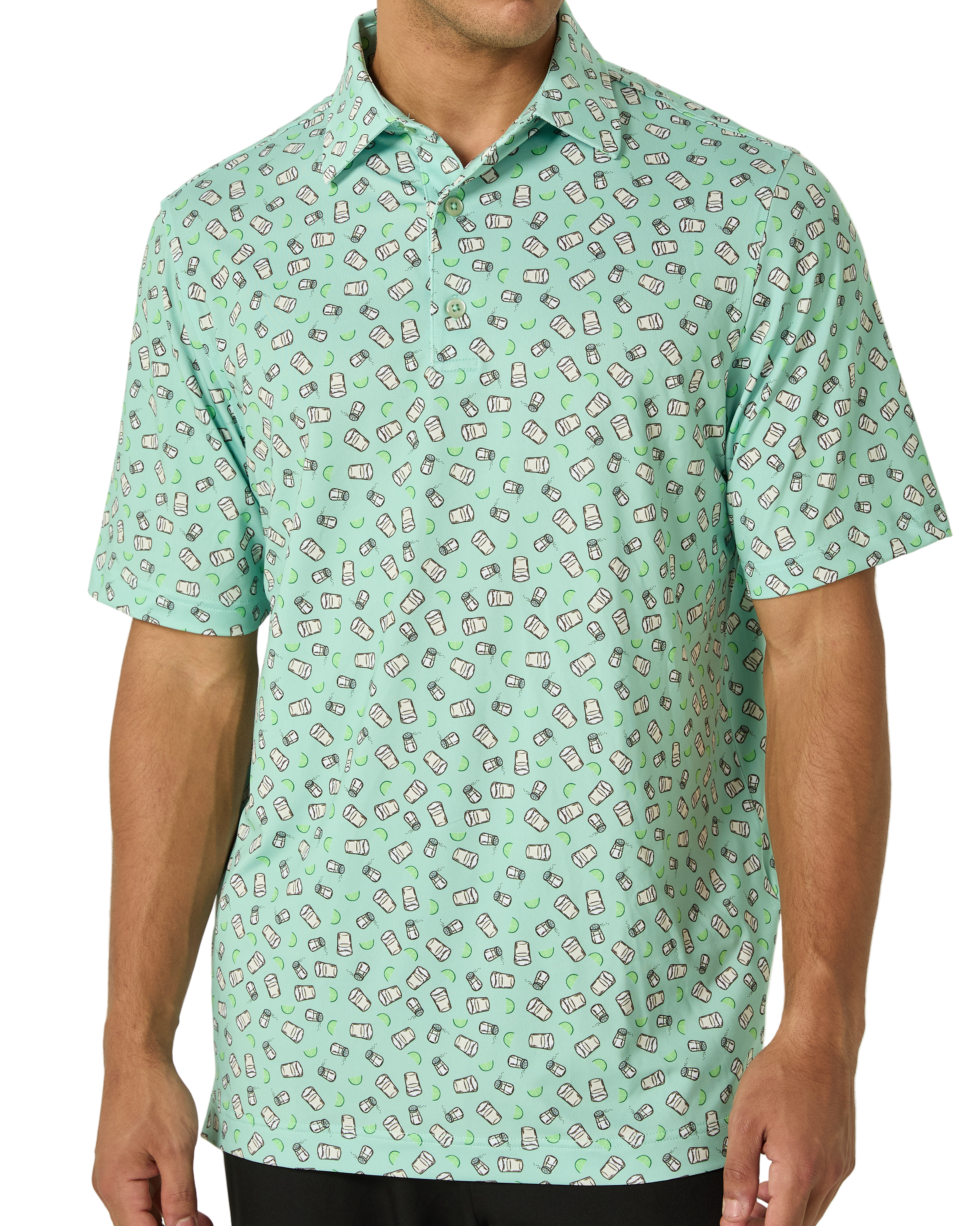 Tequila Shots Men's Golf Polo | UPF 50+ Performance Shirt
