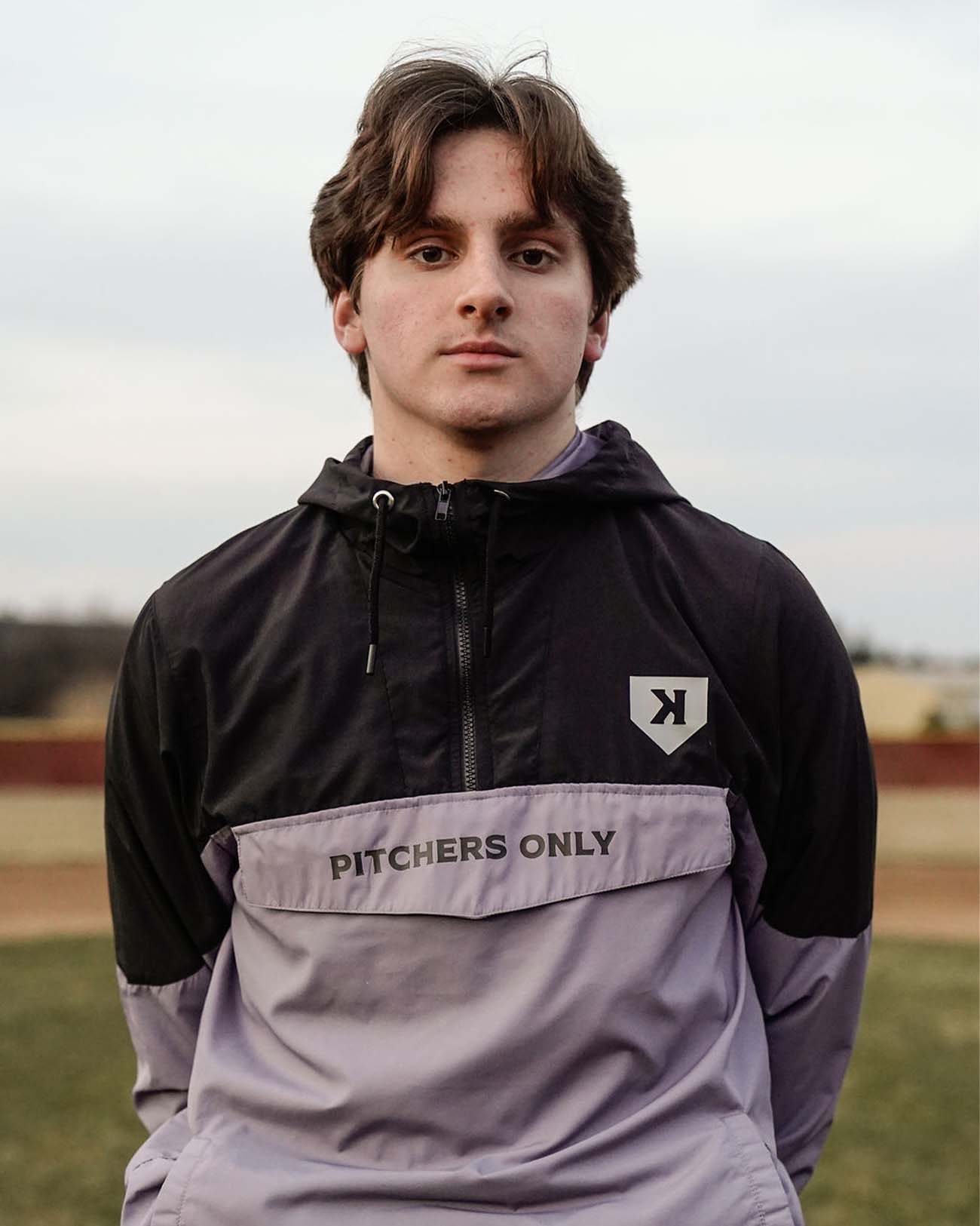 Youth Black/Charcoal Windbreaker